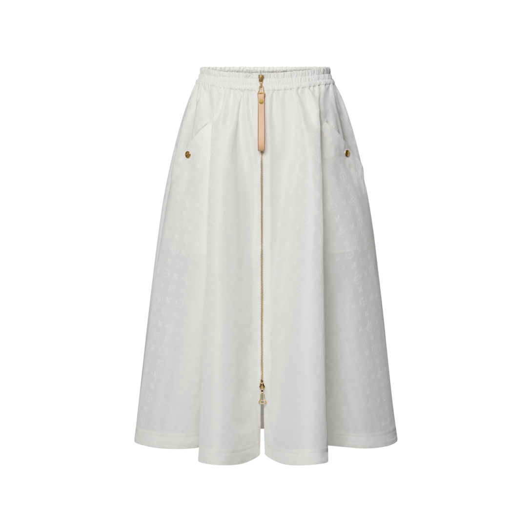 Monogram Zipper Front Skirt - Ready-to-Wear | LOUIS VUITTON